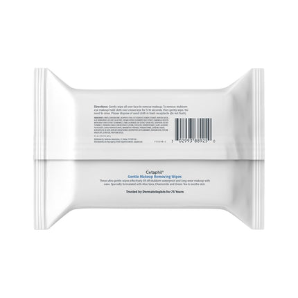 Cetaphil Gentle Makeup Removing Face Wipes, Daily Cleansing Facial Towelettes Gently Remove Makeup, Fragrance and Alcohol Free, 25 Count