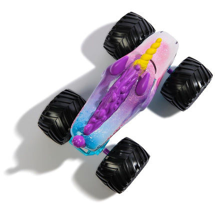 Monster Jam, Official Sparkle Smash Monster Truck Die-Cast 1:24 Scale Toy for Boys and Girls Ages 3+