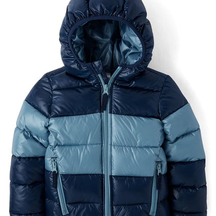 Chaqueta acolchada para bebé-niños y niños pequeños de Gymboree, Tidal Smoke, 12-18 meses