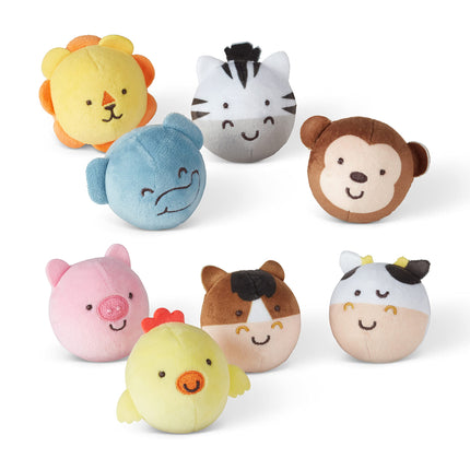 Lot de 2 jouets pour bébés et tout-petits Melissa & Doug Rollables Safari et Animaux de la ferme