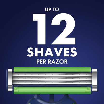 Gillette Sensor3 Sensitive Men's Disposable Razor, 12 Razors