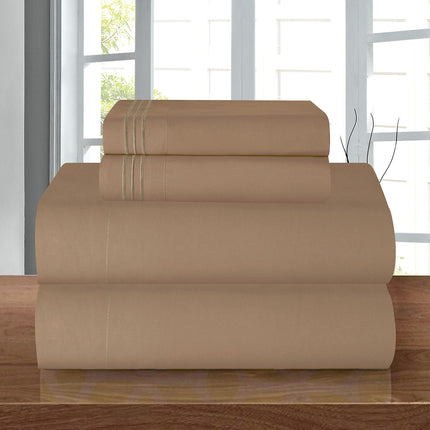 Elegant Comfort Bedding Set, Deep Pocket up to 16i