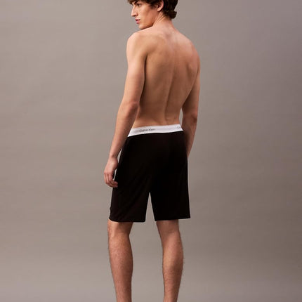 Calvin Klein Men's Modern Cotton Lounge Sleep Shorts Pajama Bottoms, Black/Black, M