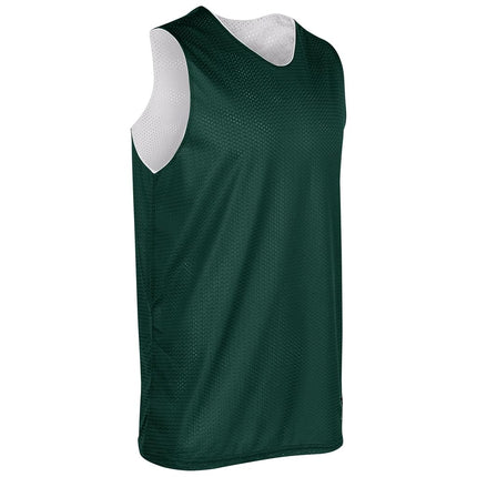 Champro Polyester Reversible Basketball Jersey, Adult Medium, Forest Green, White