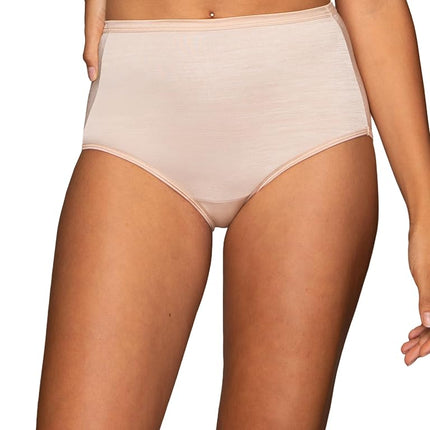 Vanity Fair Women's Illumination Brief Panty 13109, Rose Beige, Large