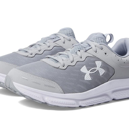 Under Armour - Mens Charged Assert 10 4E Sneakers, Color Mod Gray/Mod Gray/White (100), Size: 7 UK