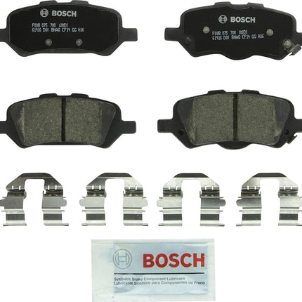 BOSCH BC1402 QuietCast Premium Ceramic Disc Brake Pad Set - Compatible with Select Toyota Venza; REAR