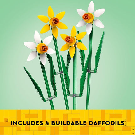 LEGO Daffodils 40646 - Botanical Collection, White,yellow