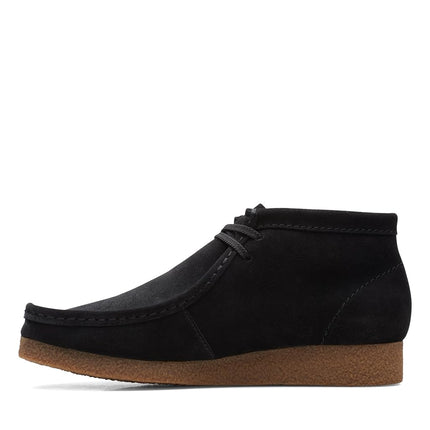 Clarks Men's Shacre Chukka Boot, Black Suede, 9.5 UK