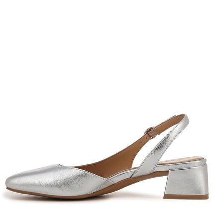 Naturalizer Women's Jayla Pump, Silver Metallic, 6 UK