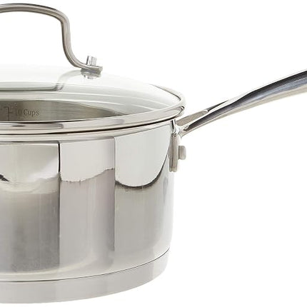 Cuisinart Professional Stainless Saucepan with Cover, 3-Quart, Stainless Steel