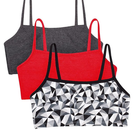 Fruit of The Loom Womens 3 Pr Spaghetti Sportsbra 