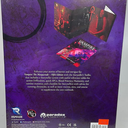Renegade Game Studios | Vampire The Masquerade 5th Edition: Storyteller’s Screen & Toolkit | Roleplaying Game Accessory | Ages 18+