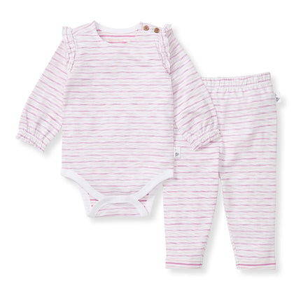 Burt's Bees Baby Unisex Baby Bodysuit & Pant Set, 