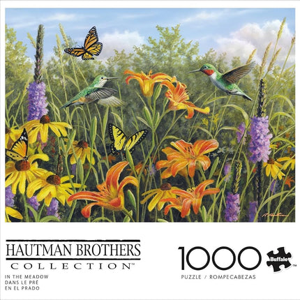 Buffalo Games - Hautman Brothers - in The Meadow - 1000 Piece Jigsaw Puzzle for Adults - Challenging Puzzle Perfect for Game Nights - Finished Size is 26.75 x 19.75
