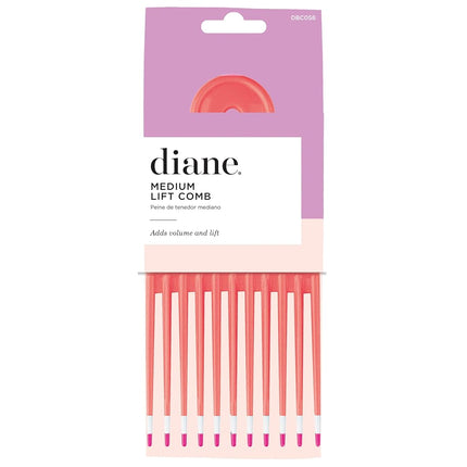 Diane Fromm Mebco Medium 6 Inch Lift Comb Fuchsia Pink 1 Piece DBC058