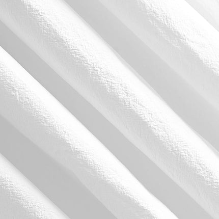 Archaeo Washed Cotton Twist Tab Curtain, 52" x 108", White