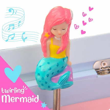 Giggle & Honey® Musical Mermaid Jewellery Box for Girls