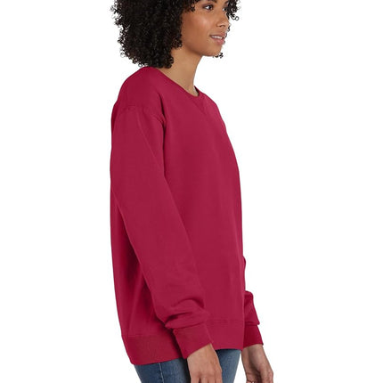 Hanes Originals Fleece, sudadera teñida para hombre, cuello redondo, Saltwater, Large