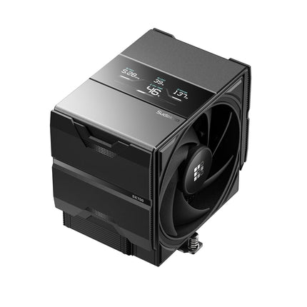 Sudokoo SK700V AM5-Designated Digital Air Cooler, Single Tower Design, High Performance M-Winding Tech Fan, 7 Copper Heat Pipes, L-Rail Lock Mount, 220W Heat Dissipation