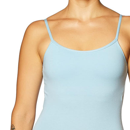 Capezio Women's Camisole Leotard With Adjustable Straps,Light Blue,Small