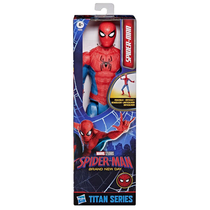 Marvel Spider-Man: Brand New Day Titan Series Action Figure, 29.2-cm (11.5 Inch) Super Hero Toys for Children, Ages 4+