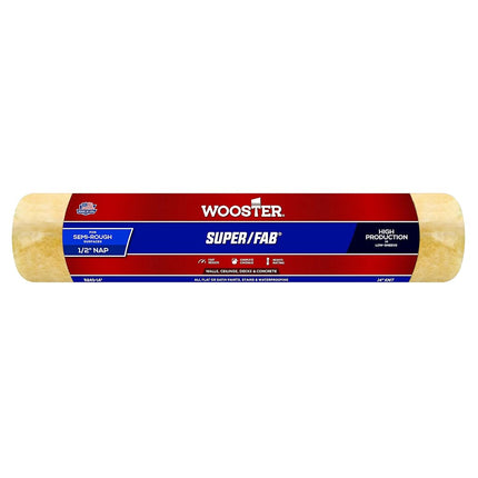 Wooster Brush 1/2-Inch Nap Super/Fab Roller Cover,
