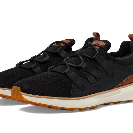Cole Haan Men's Grandpro Motion Stitchlite 2 Sneaker, Black/British Tan/Ivory, 6.5 UK