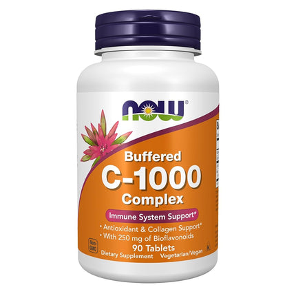 NOW Vitamin C-1000 Complex, 90 Buffered Tablets