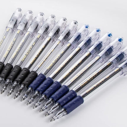 Pentel RSVP medium point pens - ballpoint - 1.0mm - 12 Pack Of 6 Blue And 6 Black Ink Pens