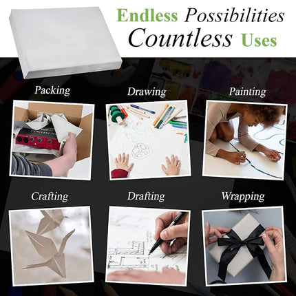 Large Packing Paper Sheets for Moving 31in x 21.5 in, 50 Sheets Newsprint Packing Paper for Moving Supplies, Shipping, Wrapping and Box Filler 2.1Lbs