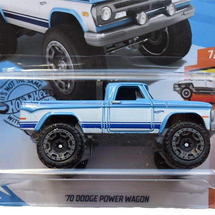 Hot Wheels '70 Dodge Power Wagon 152/250, Blue/White