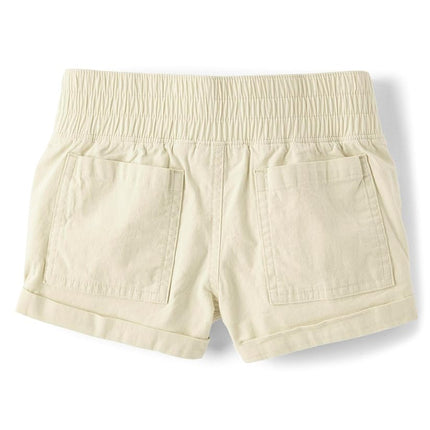 The Children's Place Pantalones Cortos Cargo Utilitarios para Niñas, Piedra, 4