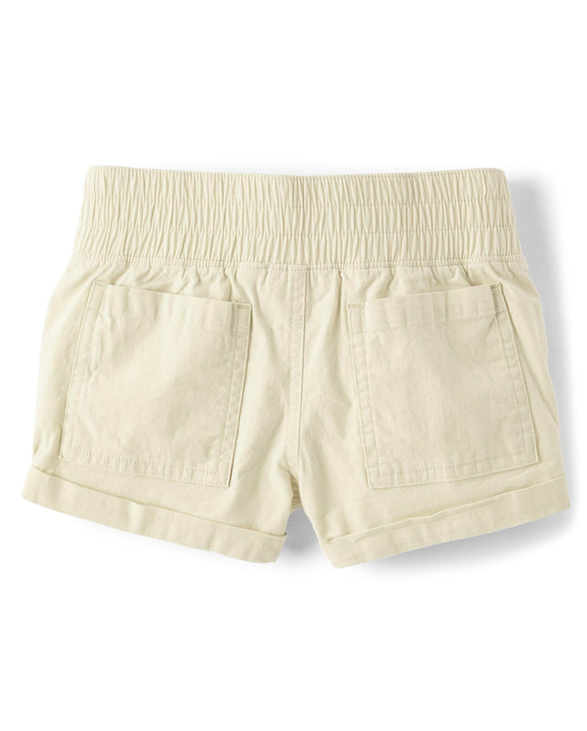The Children's Place Pantalones Cortos Cargo Utilitarios para Niñas, Piedra, 4