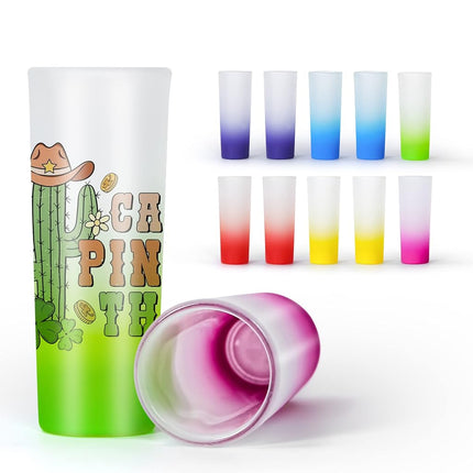 AGH Sublimation Colored Shot Glasses 3 oz Set of 1