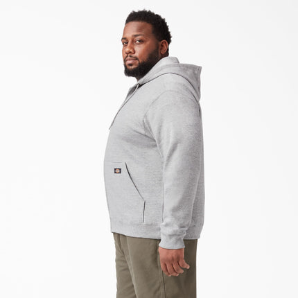 Dickies Men's Full Zip Fleece H, Heather Grey, 3XL