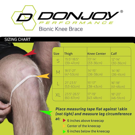 Attelle de genou BIONIC Performance de DonJoy : Camouflage, Grande