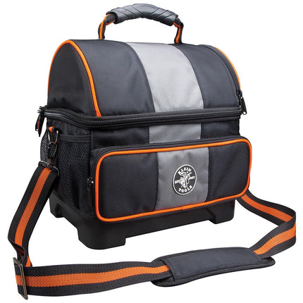 Klein 55601 Soft Cooler, Black/Grey/Orange Trim
