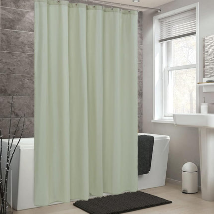 ALYVIA SPRING Extra Long Fabric Shower Curtain Liner Waterproof - 72" x 84", Soft & Lightweight XL Shower Curtain with 3 Magnets, Machine Washable - 72x84, Desert Sage
