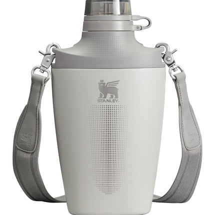 Stanley Cross Bottle | 23 oz Travel Bottle with Jacquard Strap | Leakproof Tritan Lid with Removable Straw | Insulated Stainless Steel Canteen | BPA-Free | Toast VRT