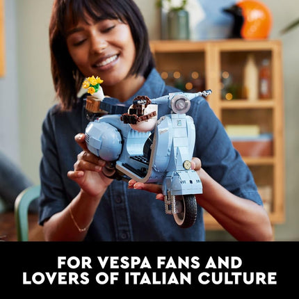 Lego Vespa 125 10298 Model Building Kit; Build a Detailed Displayable Model of a Vintage Italian Icon with This Building Set for Adults (1,106 Pieces)