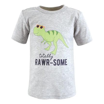 Lot de T-shirts Bébé Unisexe à Manches Courtes Hudson Baby, Cool Safari, 6-12 Mois
