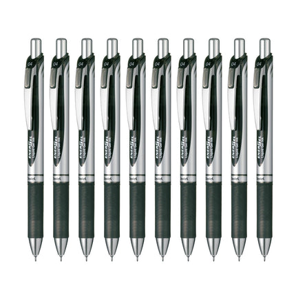 10pcs Pentel BLN74 EnerGel 0.4mm Retractable Liqui