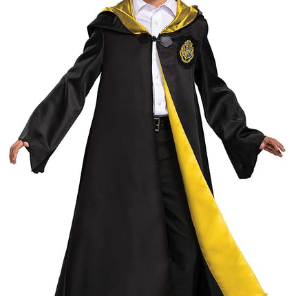 Harry Potter Hogwarts Robe Cloak Deluxe Kidz size S 4/6 Hooded Cape Costume