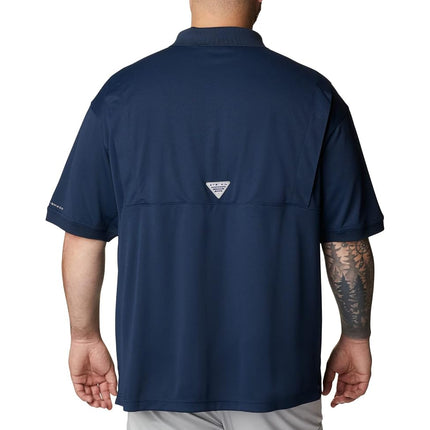 Columbia Men's Perfect Cast Polo Shirt, Collegiate Navy, XX-Small
