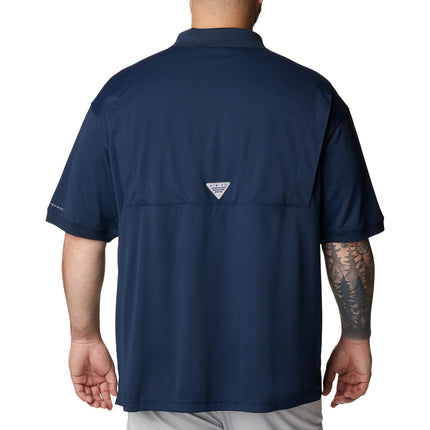 Columbia Men's Perfect Cast Polo Shirt, Collegiate Navy, XX-Small
