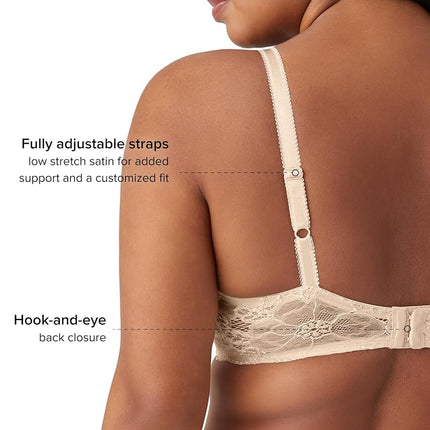 Wacoal Women's Women's French Garden Contour Bra - 85340,Black,38B