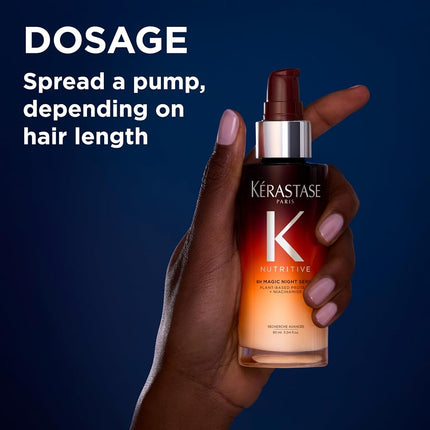 Kérastase Nutritive 8H Overnight Hair Serum for Dry of Frizzy Hair 90ml