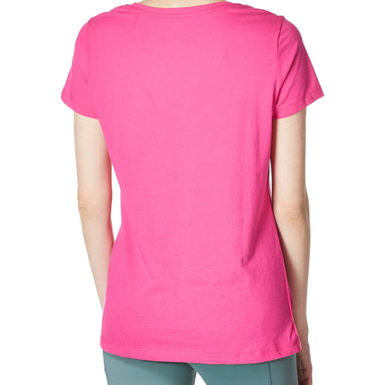 Nautica Women's Easy Comfort Supersoft 100% Cotton Classic Logo T-Shirt, Leis Pink, X-Small