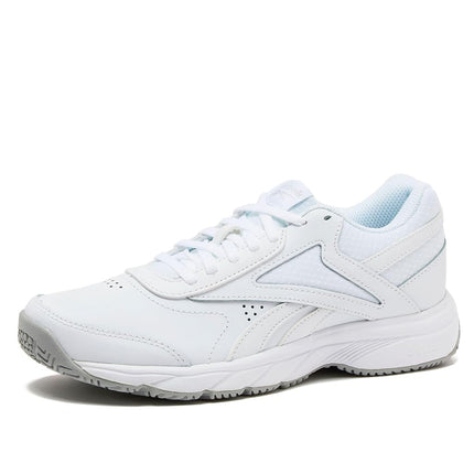 Reebok Men's Work N Cushion 4.0 Walking Shoe, White/Cold Grey/White, 9.5 M US
